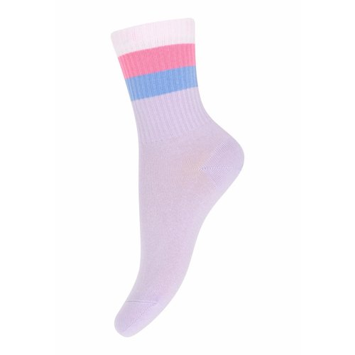 MP Denmark Wide stripes socks - Cloud lilac MP Denmark Wide stripes socks - Cloud lilac