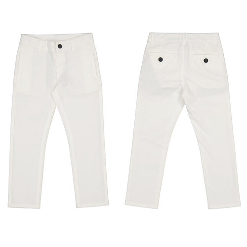 Mayoral Twill basic trousers - Natural Mayoral Twill basic trousers - Natural