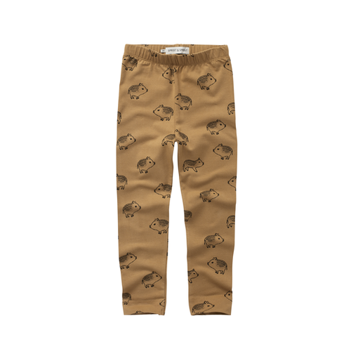 Sproet&Sprout Legging piggy print - Tabacco