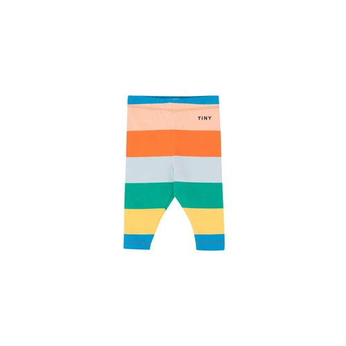 Tiny cottons STRIPES BABY PANT papaya/washed blue/yellow Tiny cottons STRIPES BABY PANT papaya/washed blue/yellow