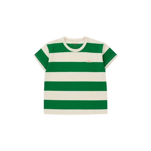 Tiny cottons STRIPES TEE light cream/pine green Tiny cottons STRIPES TEE light cream/pine green