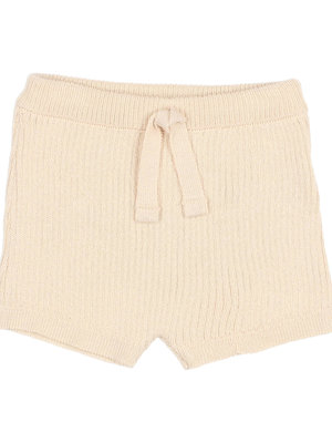 Buho Rib knit shorts- Sand