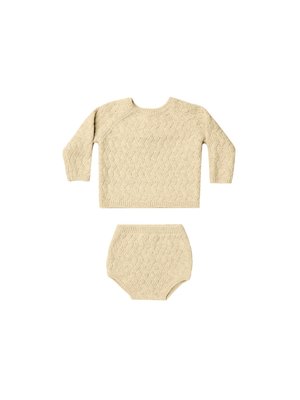 Quincy Mae Summer knit set | Natural