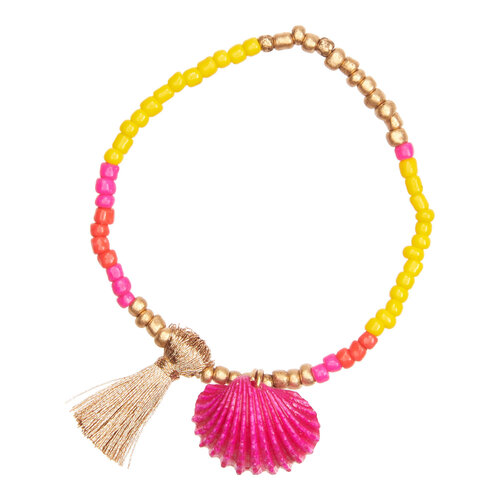 Le Big Ava armband - Citron yellow