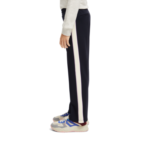 Scotch & Soda Wide leg contrast panel sweatpants - Night- 173844 Scotch & Soda Wide leg contrast panel sweatpants - Night- 173844
