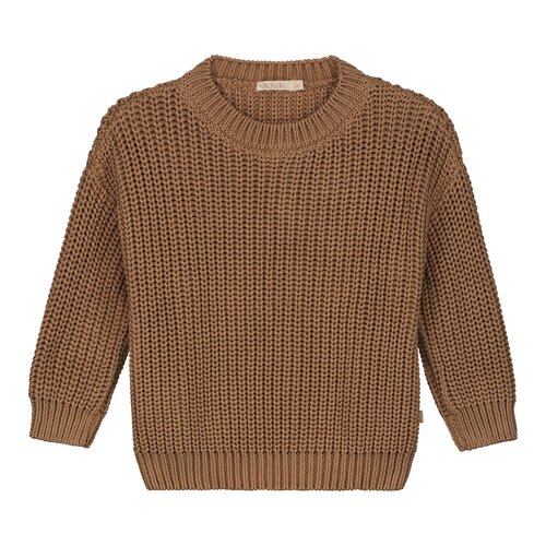 Yuki Kidswear Chunky knitted sweater - Walnut Yuki Kidswear Chunky knitted sweater - Walnut