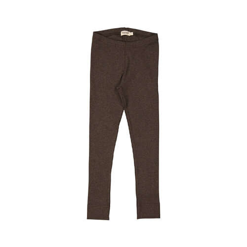 MarMar Copenhagen Legging modal melange - Deep choco melange MarMar Copenhagen Legging modal melange - Deep choco melange