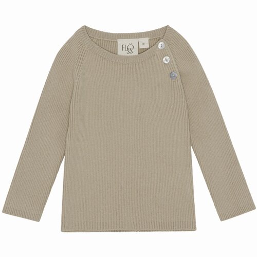 Flöss Flye sweater solid - Sand Flöss Flye sweater solid - Sand