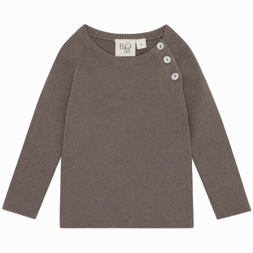 Flöss Flye sweater solid - Mocca Flöss Flye sweater solid - Mocca