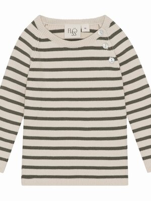 Flöss Flye sweater - Army/Warm cotton