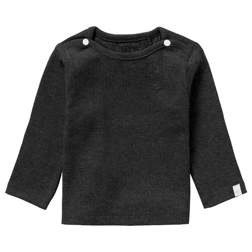 Noppies Longsleeve Rib Natal - Dark Grey Melange