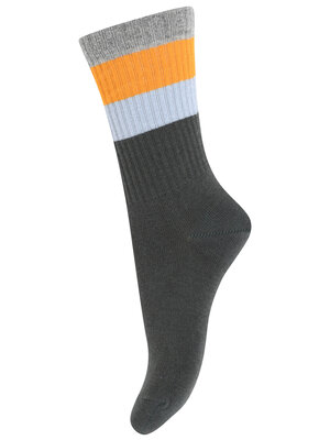 MP Denmark Wide stripes socks - Urban Green