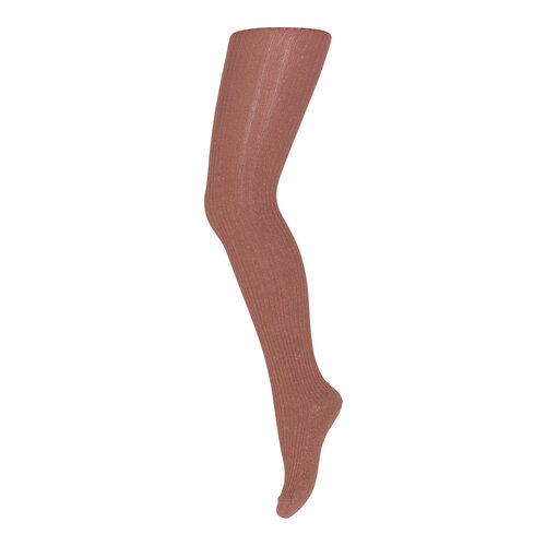 MP Denmark Celosia glitter tights - Copper Brown