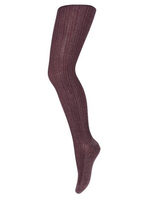 MP Denmark Celosia glitter tights - Dark Purple