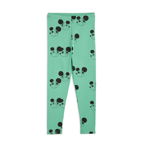 Mini Rodini Ritzrats aop leggings - Green