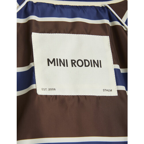 Mini Rodini Stripe reversible baseball jacket