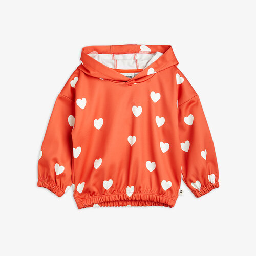 Mini Rodini Hearts WCT hoodie - Red