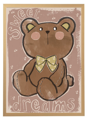 Studio Loco POSTER TEDDY 50X70CM