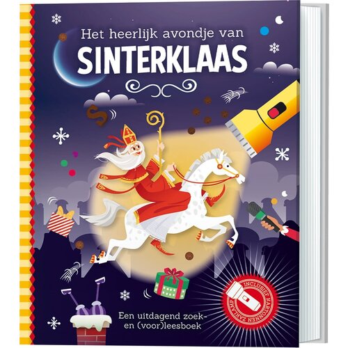 Zaklampboek - Het heerlijk avondje van Sinterklaas