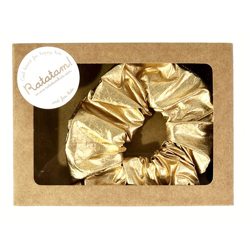 Ratatam Metallic scruncy gold Ratatam Metallic scruncy gold