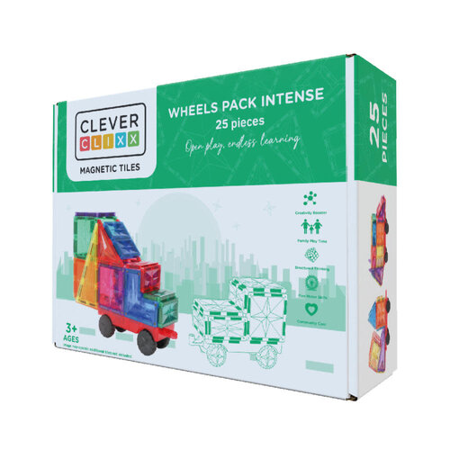 Cleverclixx Cleverclixx - Wheels Pack Intense (25 pieces) Cleverclixx Cleverclixx - Wheels Pack Intense (25 pieces)