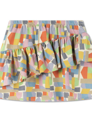 Repose AMS Ruffle skirt - Graphic colorblock