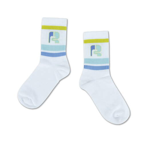 Repose AMS Sporty socks - Logo R White