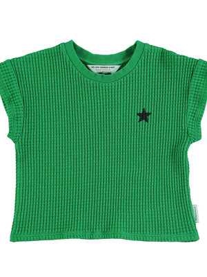Piupiuchick T'shirt | green w/ black logo print