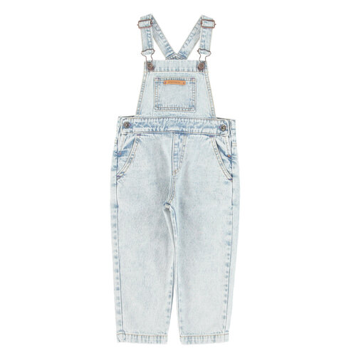 Piupiuchick Dungarees | washed blue denim