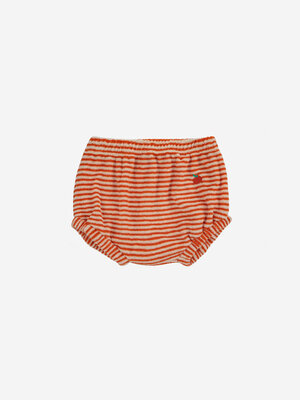 Bobo Choses Bloomer Terry - Baby Orange stripes
