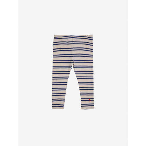 Bobo Choses Baby leggings - Blue Stripes