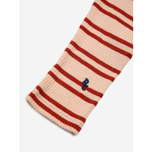 Bobo Choses Baby leggings - Red Stripes