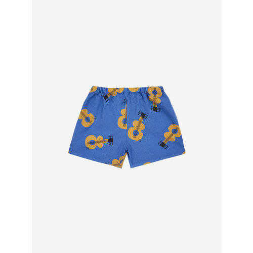 Bobo Choses Baby woven shorts - Acoustic Guitar all over