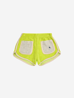 Bobo Choses Green terry shorts