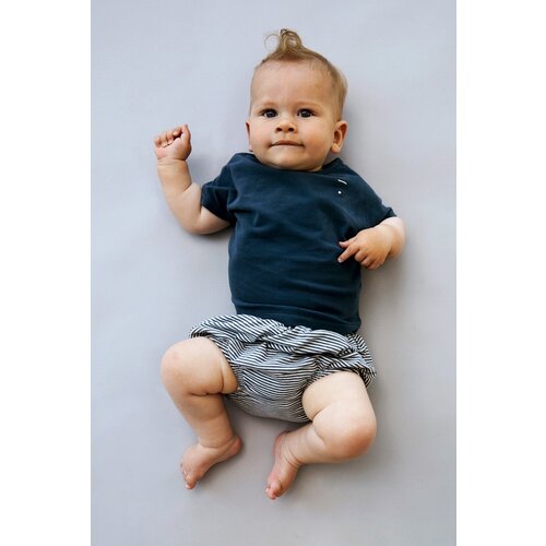 Gray Label Baby Bloomer - Blue Grey - Cream