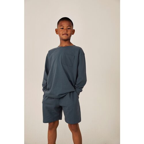 Gray Label Bermuda Shorts - Blue Grey