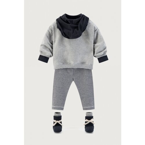 Gray Label Baby legging - Nearly Black - Cream