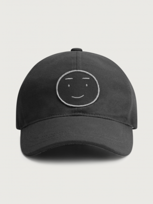 Gray Label Baseball Cap - Nearly Black