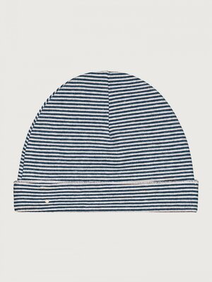 Gray Label Baby Beanie - Blue Grey - Cream