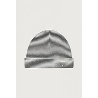 Baby Beanie - Nearly Black - Cream