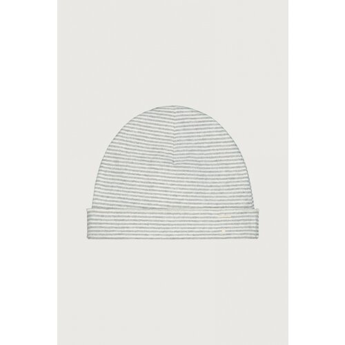 Gray Label Baby Beanie - Grey Melange - Cream