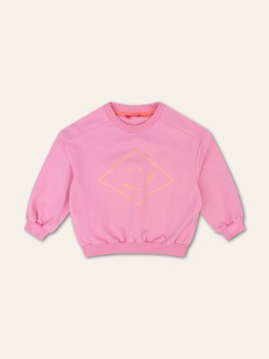 Oilily Hooray Sweater 35 - Smiley Logo - Pink