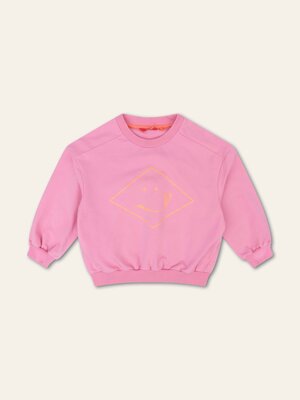 Oilily Hooray Sweater - Smiley Logo - Pink