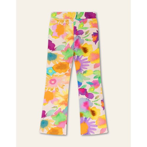 Oilily Peace leggings - Inky Flowers - Beige