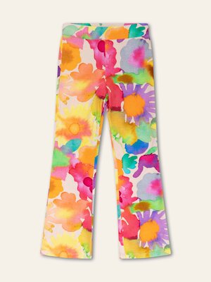 Oilily Peace leggings - Inky Flowers - Beige