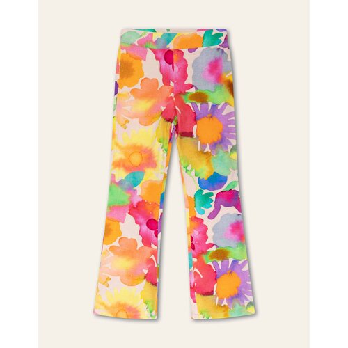 Oilily Peace leggings - Inky Flowers - Beige