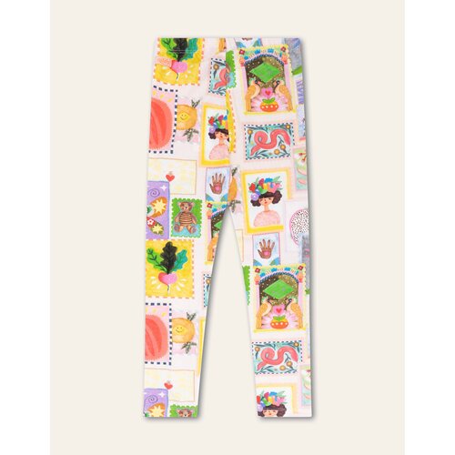 Oilily Peppy leggings - Cards - Beige