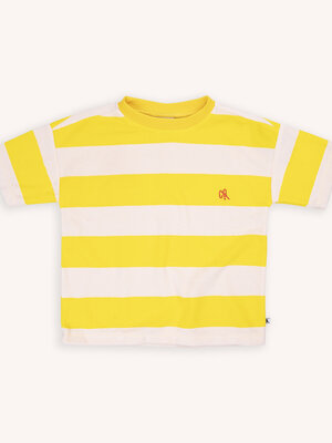 CarlijnQ Stripes Yellow - T-shirt Oversized
