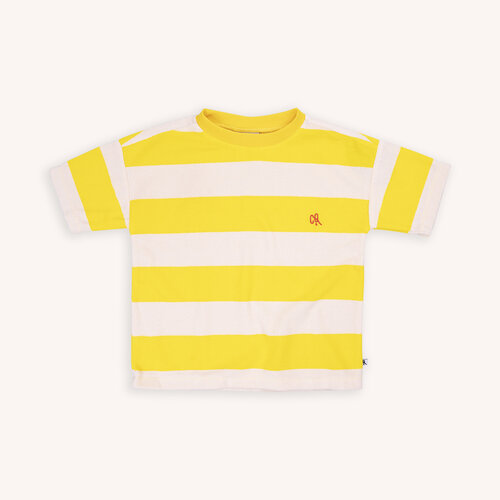 CarlijnQ Stripes Yellow - T-shirt Oversized