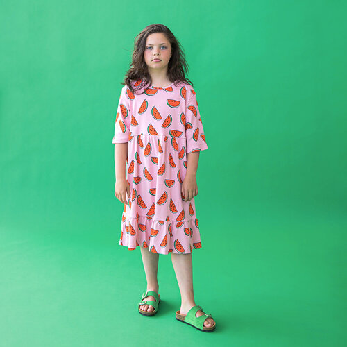 CarlijnQ Watermelon Flared Dress